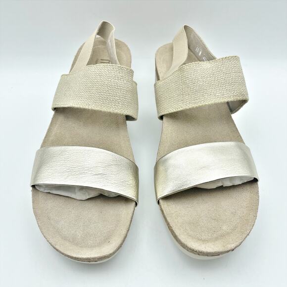 Munro Womens Pisces Casual Sandal US 10 N EU 40.5 Gold Leather Slingback NIB - Picture 6 of 12